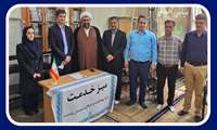 برگزاری میز خدمت و ارتباطات مردمی در حاشیه نماز عبادی سیاسی جمعه 