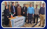 برگزاری میز خدمت و ارتباطات مردمی در حاشیه نماز عبادی سیاسی جمعه 